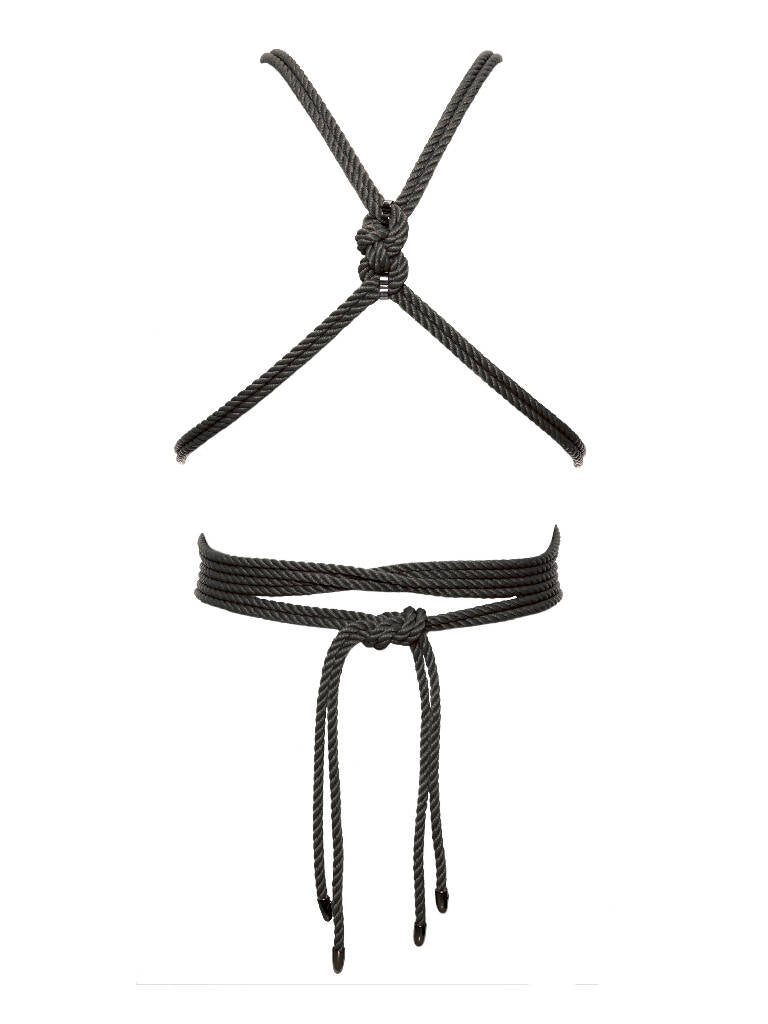 SELF-TIE' TORSO HARNESS *BLACK*