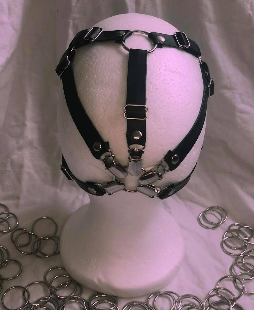 Vegan Leather Head Harness