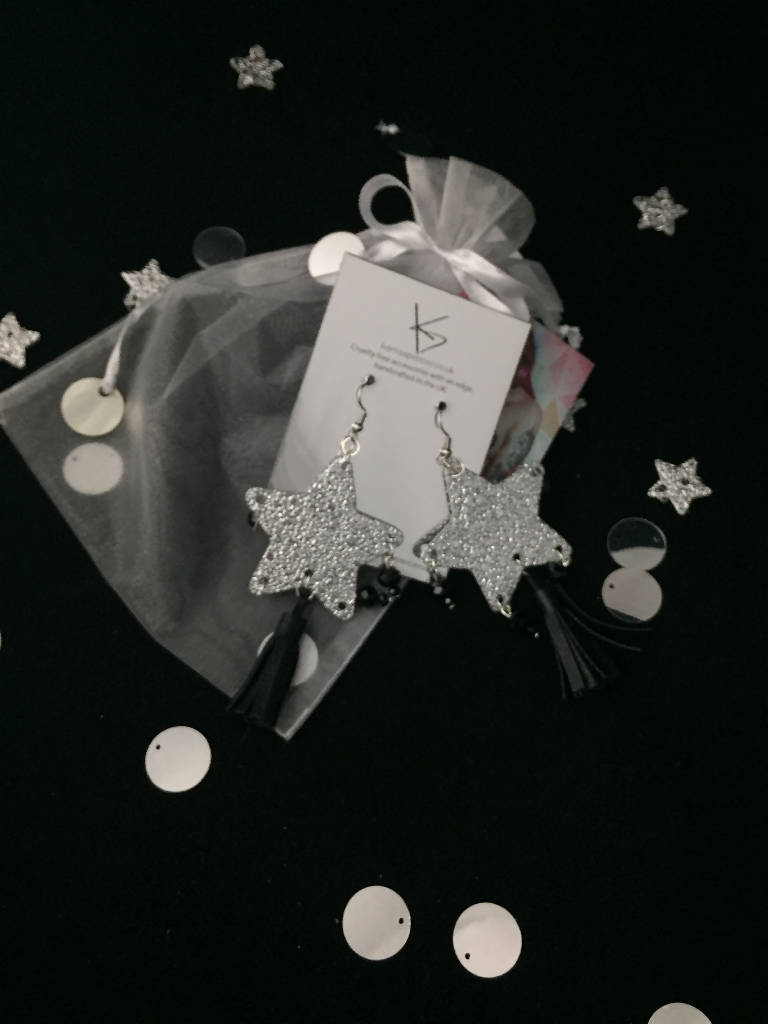 Single Star Earrings