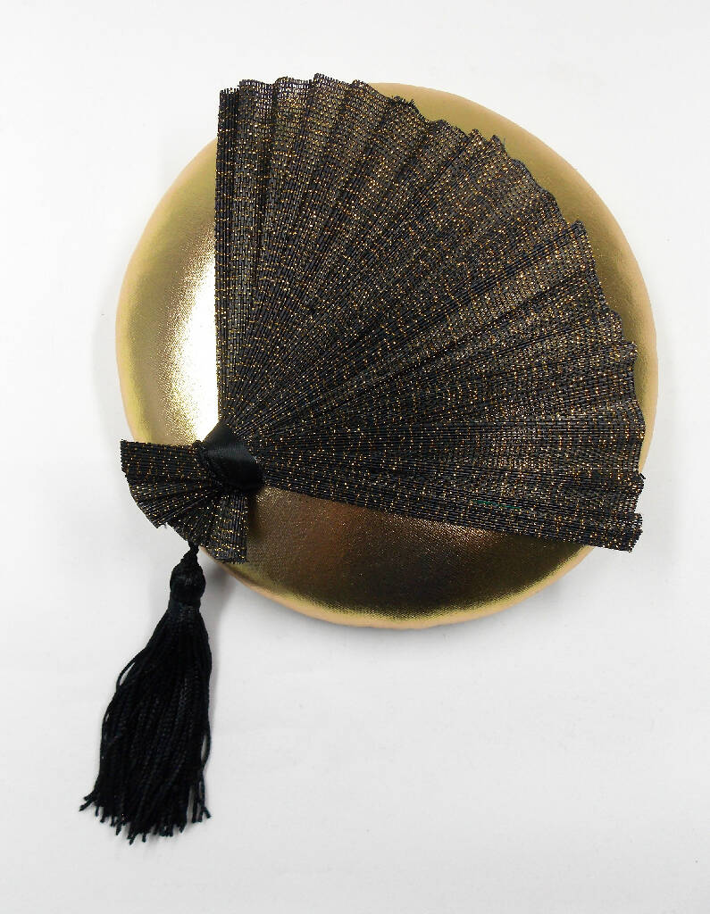 Gold fan mini hat 5