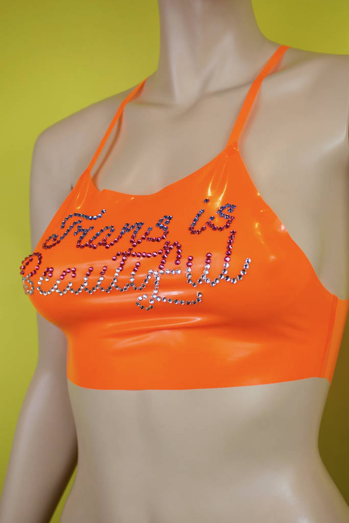 Trans is Beautiful Latex Top (Pick Your Colour)