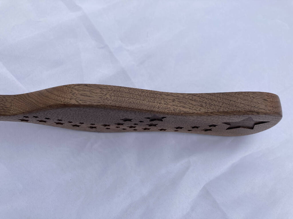 Wooden spanking paddle American Black Walnut