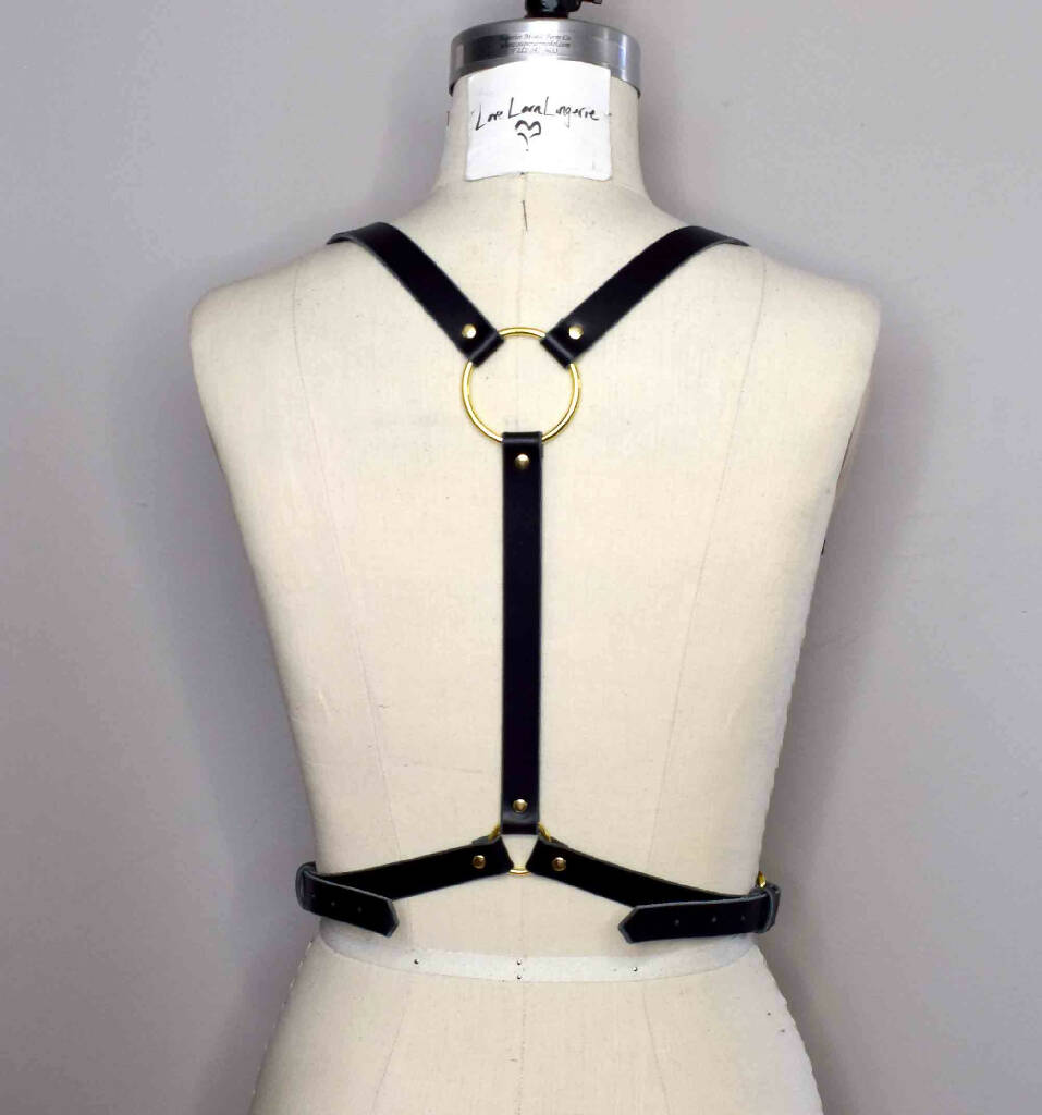 Jay Simple Leather Chest Harness