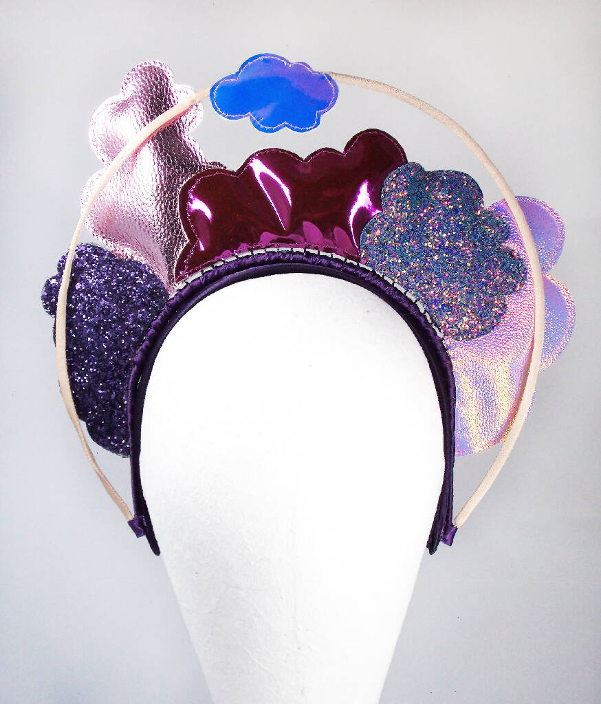 Pink cloud headdress 3