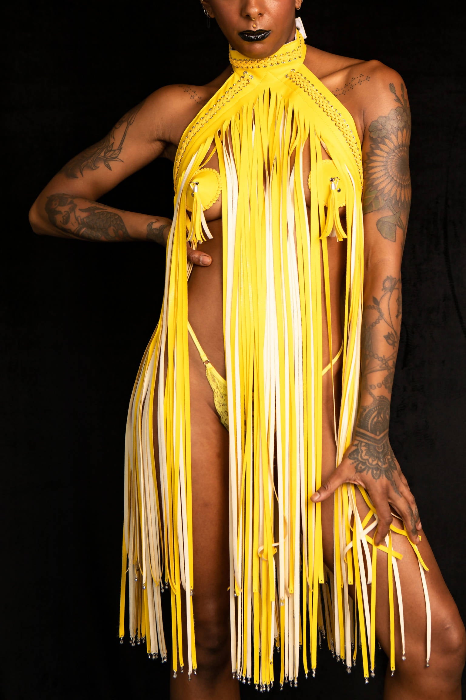 Custom Braided Tassel Dress