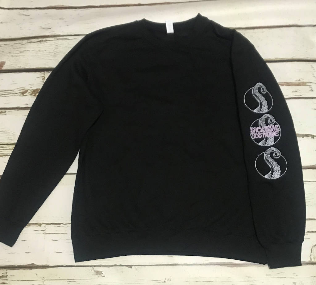 UNISEX Tentacle Sleeve Sweatshirt Black