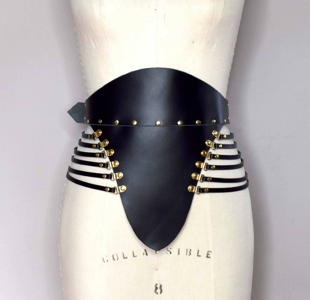 Dinah Leather Waist Cincher Belt