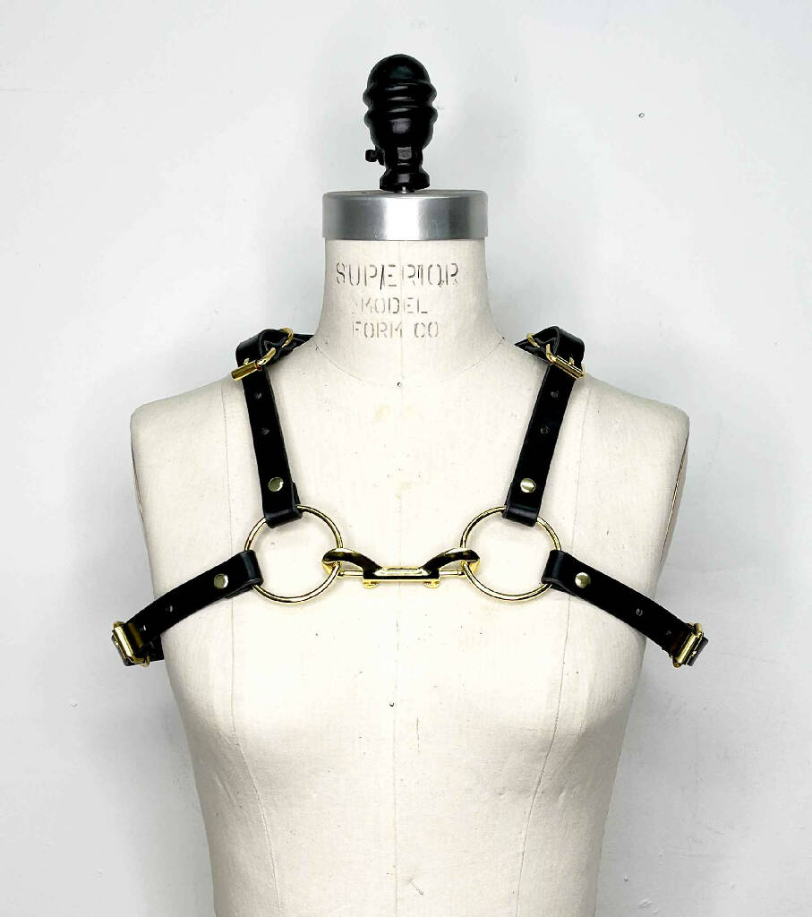 Seraphim Modular Leather Chest Harness