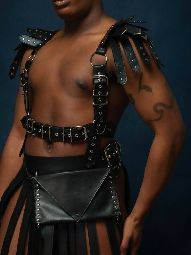 Unisex Vegan Feather Epaulettes