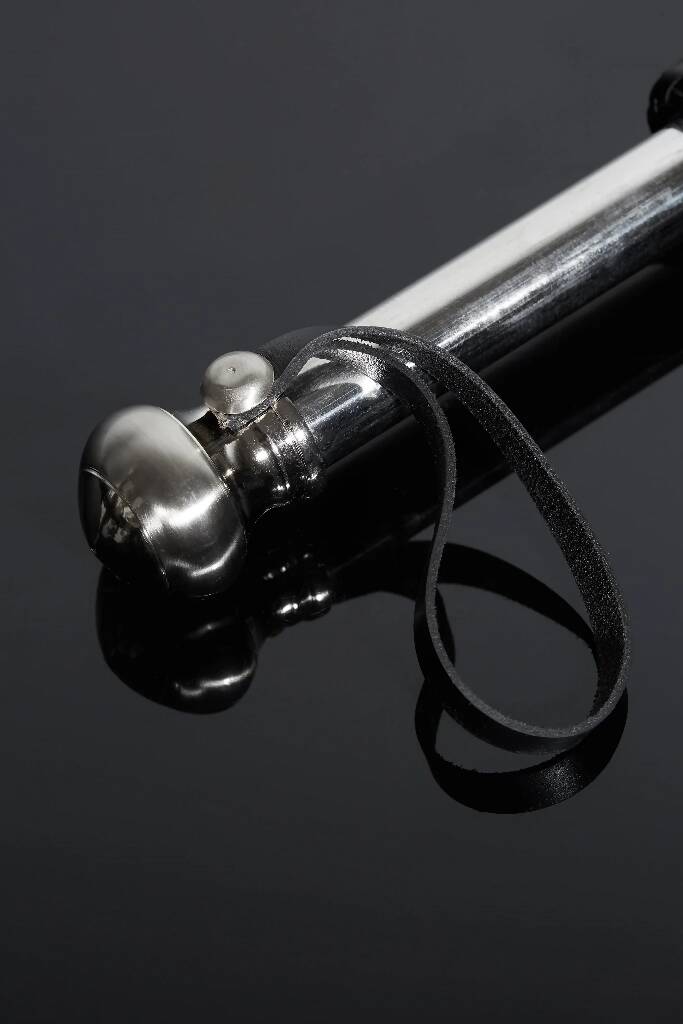 The Suprema Metal Handle Leather Flogger