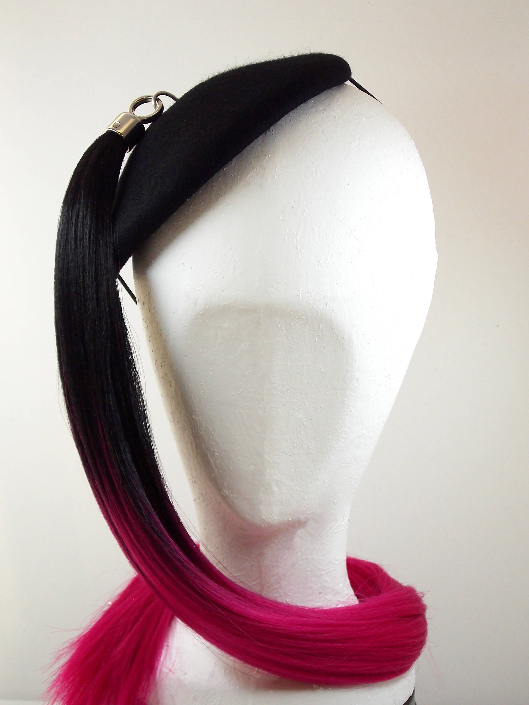 Ponytail beret hat