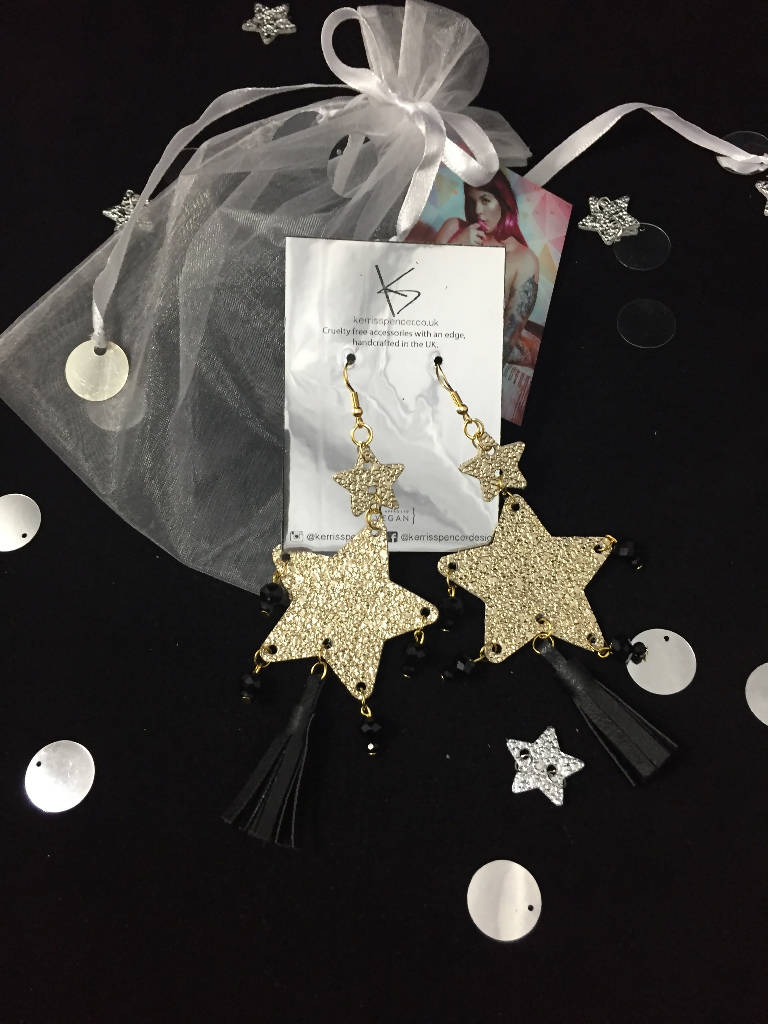 Double Star Earrings
