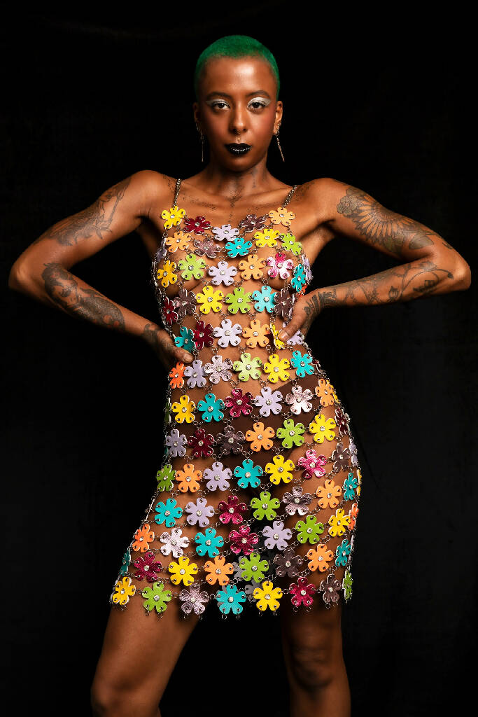 Custom Flower Link Dress