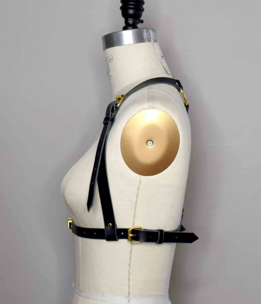 Jay Simple Leather Chest Harness
