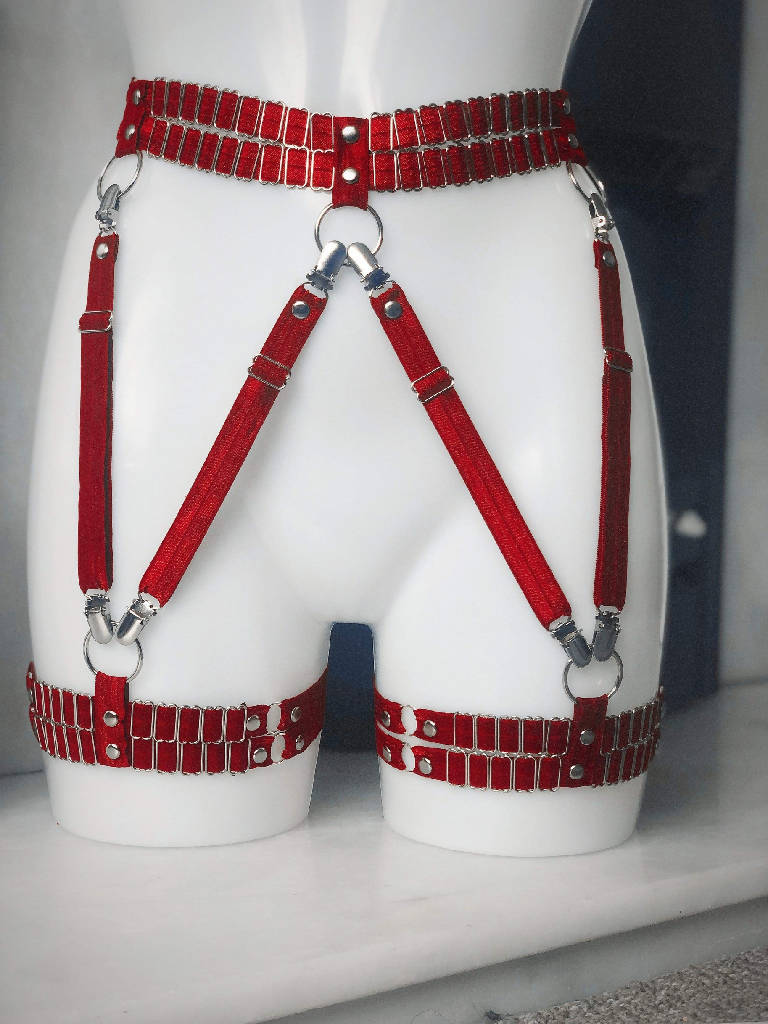 Kiki Elasticated Harness Suspenders