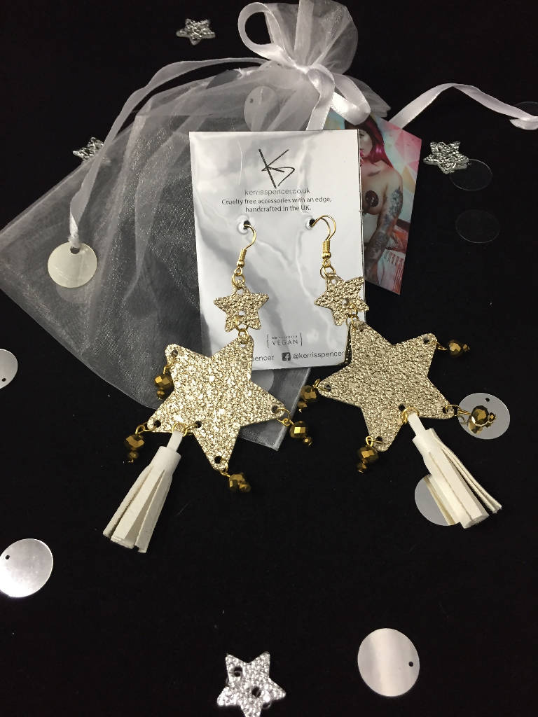 Double Star Earrings