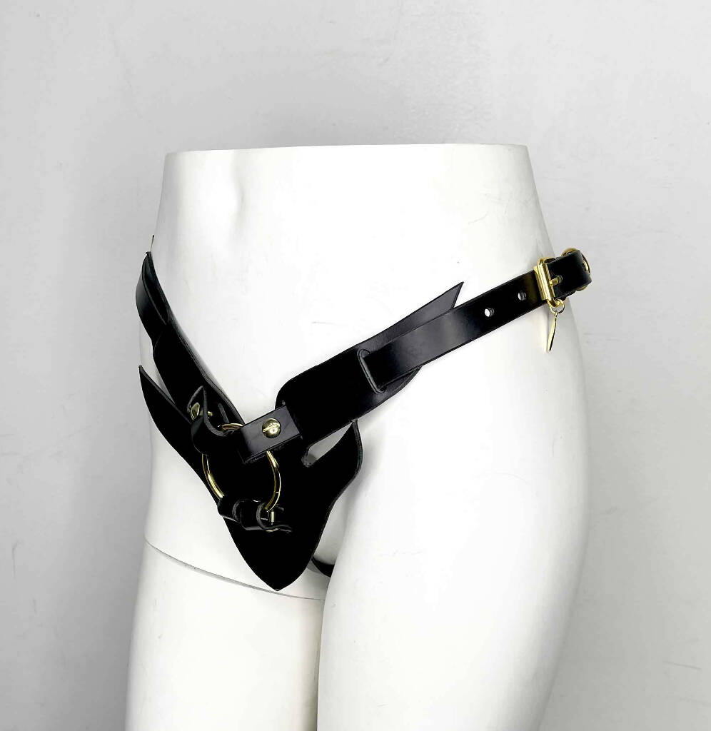Seraphim Leather Strap On Harness