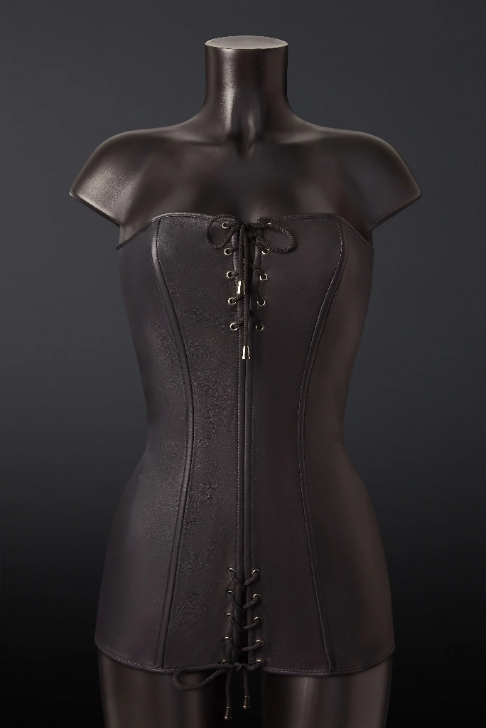 HouseofSXNUltraBlackLeatherDress_2