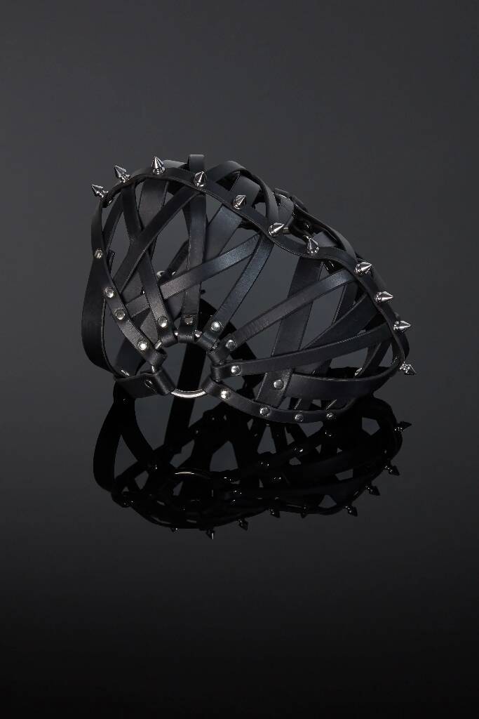 House_of_SXN_-_The_Copulata_Woven_Leather_BDSM_Mask_3_4