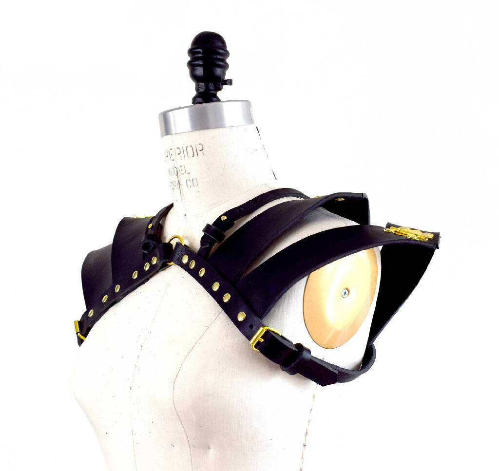 God Killer Leather Pauldron Shoulder Harness