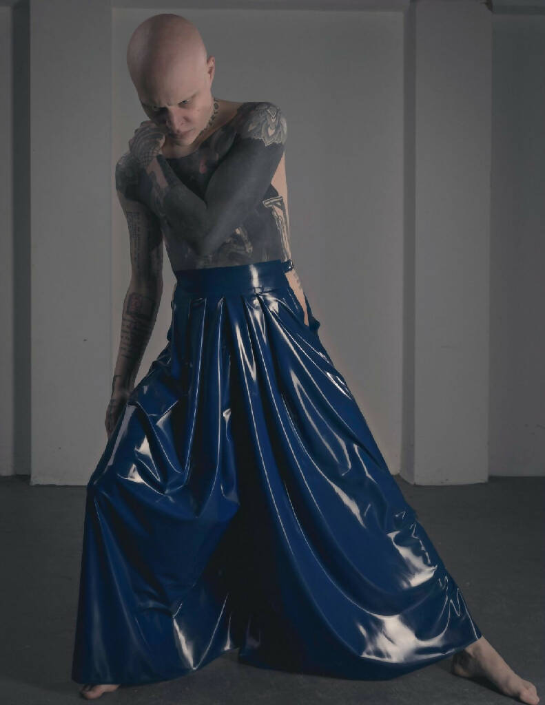 Latex Hakama Samurai Trousers