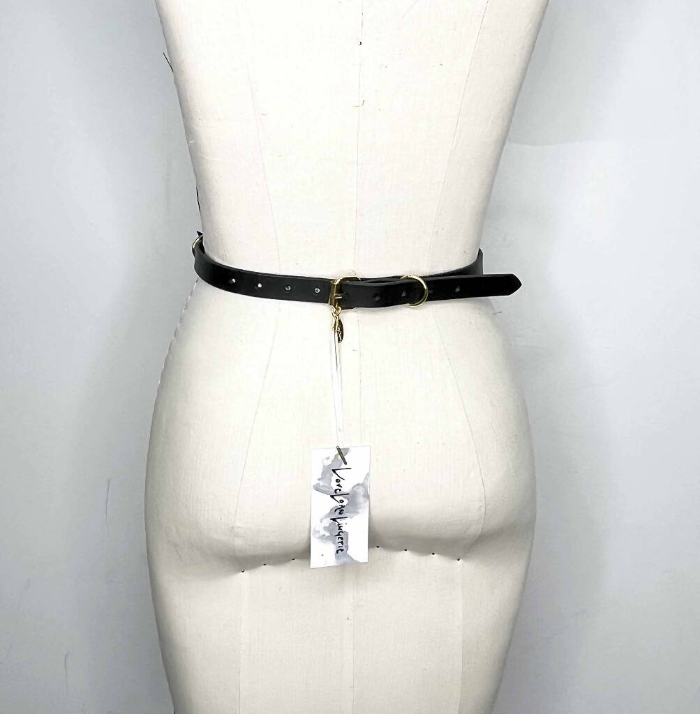 Seraphim Winged Leather Belt