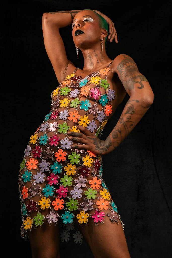 Custom Flower Link Dress