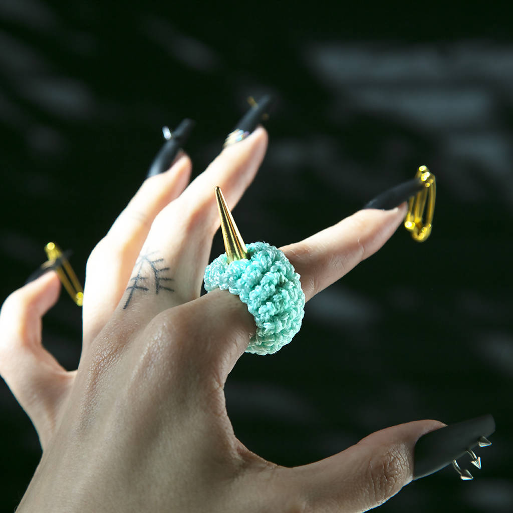 SPIKY SOFT FETISH RINGS WITH TWO COLOUR OPTIONS