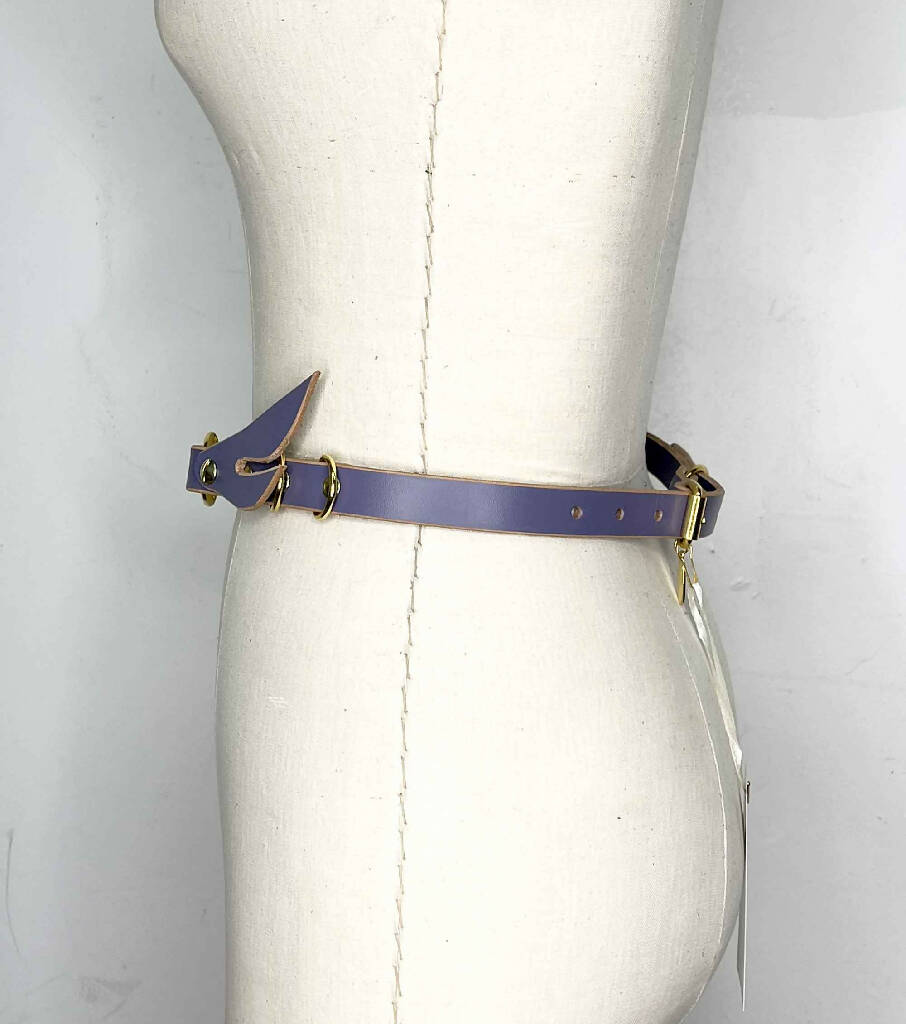 Seraphim Winged Leather Belt