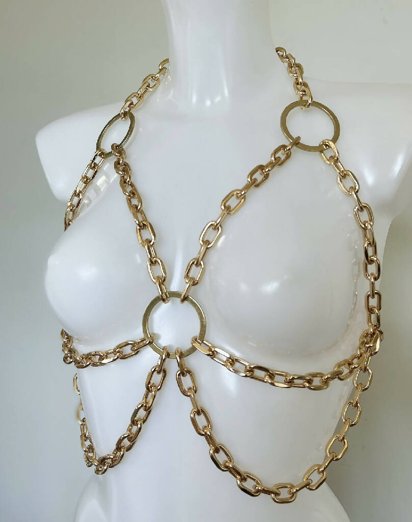 ROX STAR harness, choker and belt set