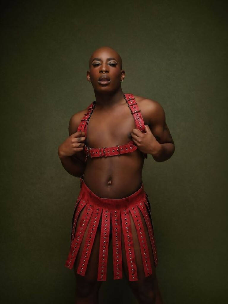 Unisex Center Spike Harness