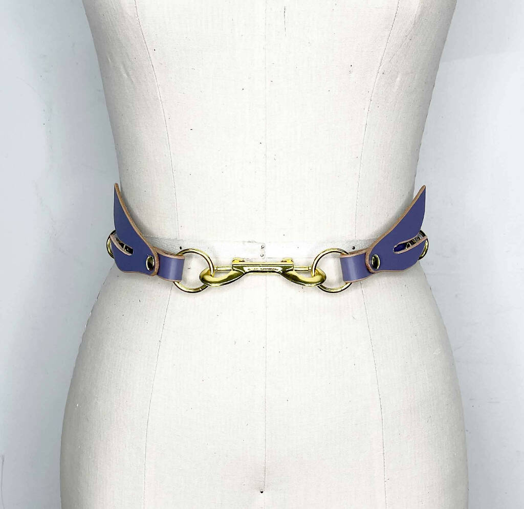 Seraphim Winged Leather Belt