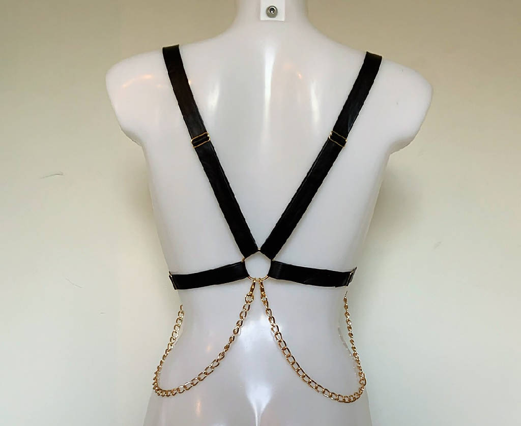 Jade Vegan Leather Belt Harness