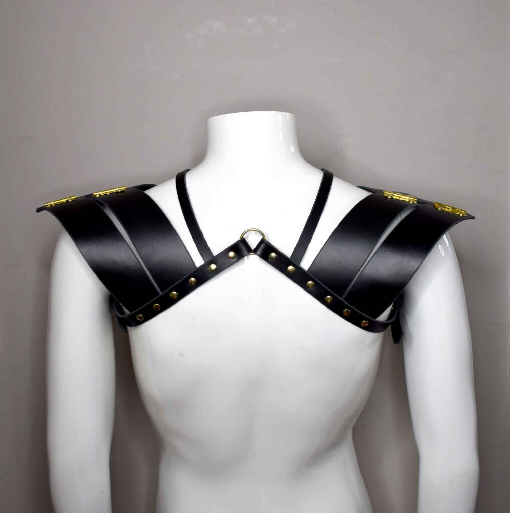 God Killer Leather Pauldron Shoulder Harness