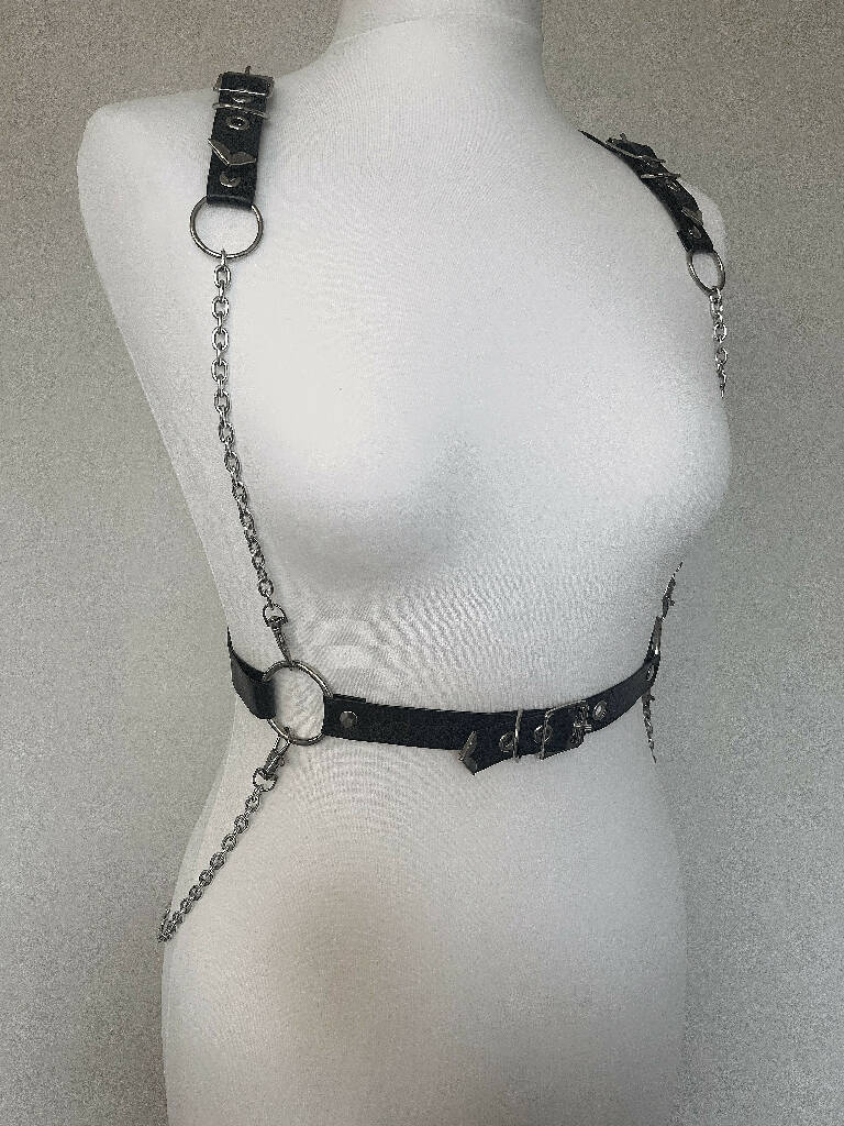 O’Connell faux leather vegan belt harness