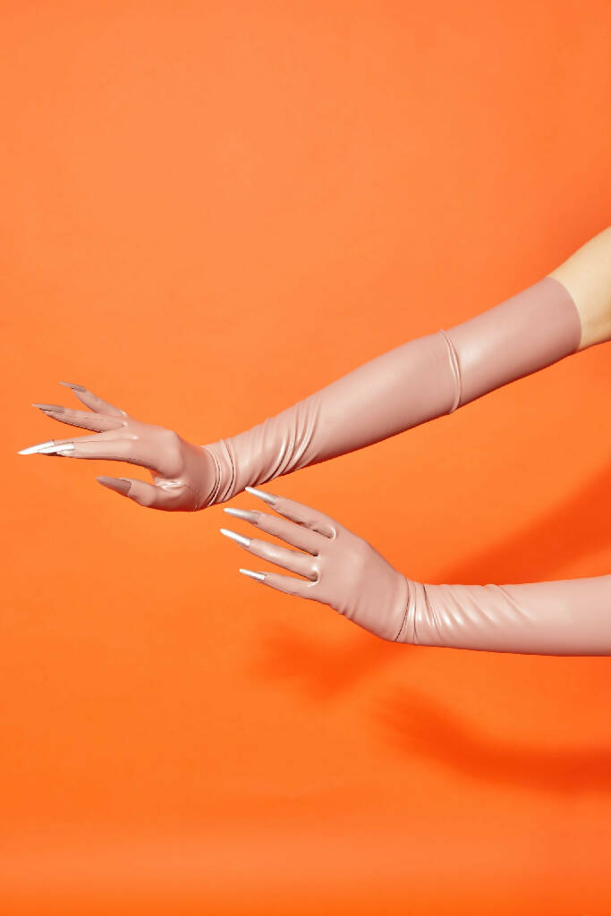 LONG OPERA LATEX GLOVES ( HANDMADE / PICK YOUR COLOUR )