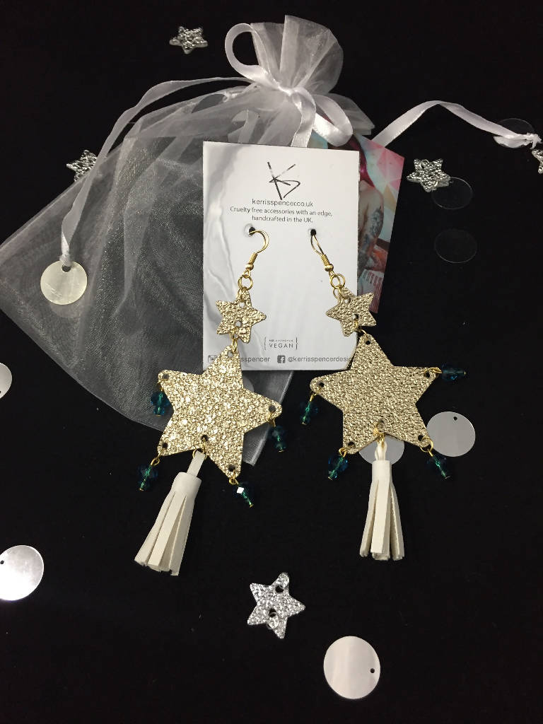 Double Star Earrings