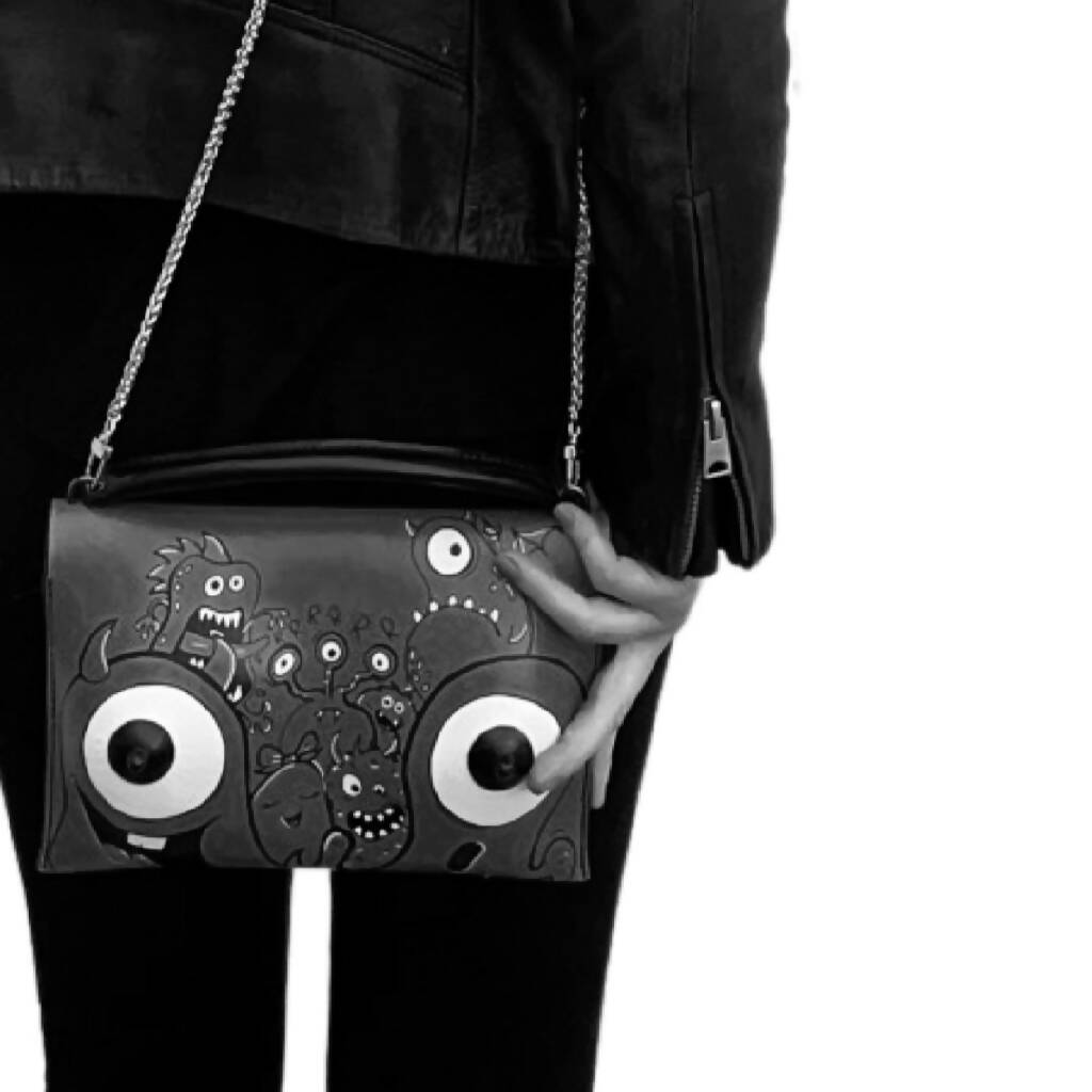 Monster Squad Leather Clutch