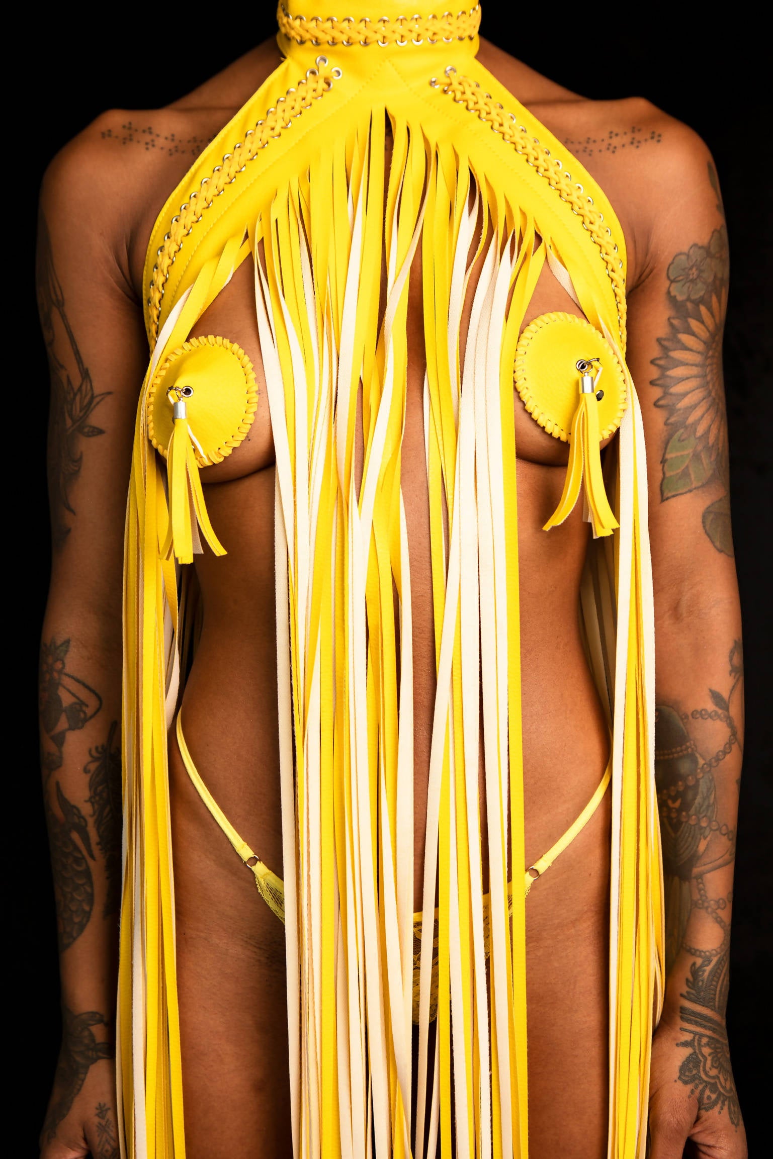 Custom Braided Tassel Dress