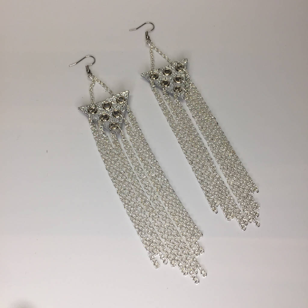 Chain Tassel Earrings