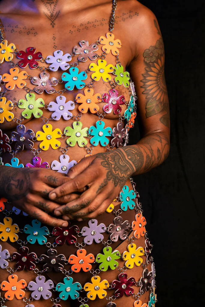 Custom Flower Link Dress