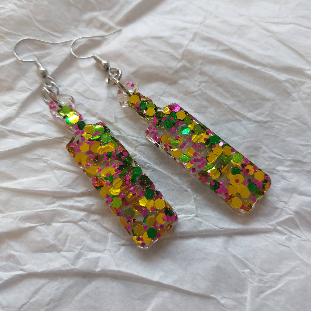 Slut Word Paddle Earrings