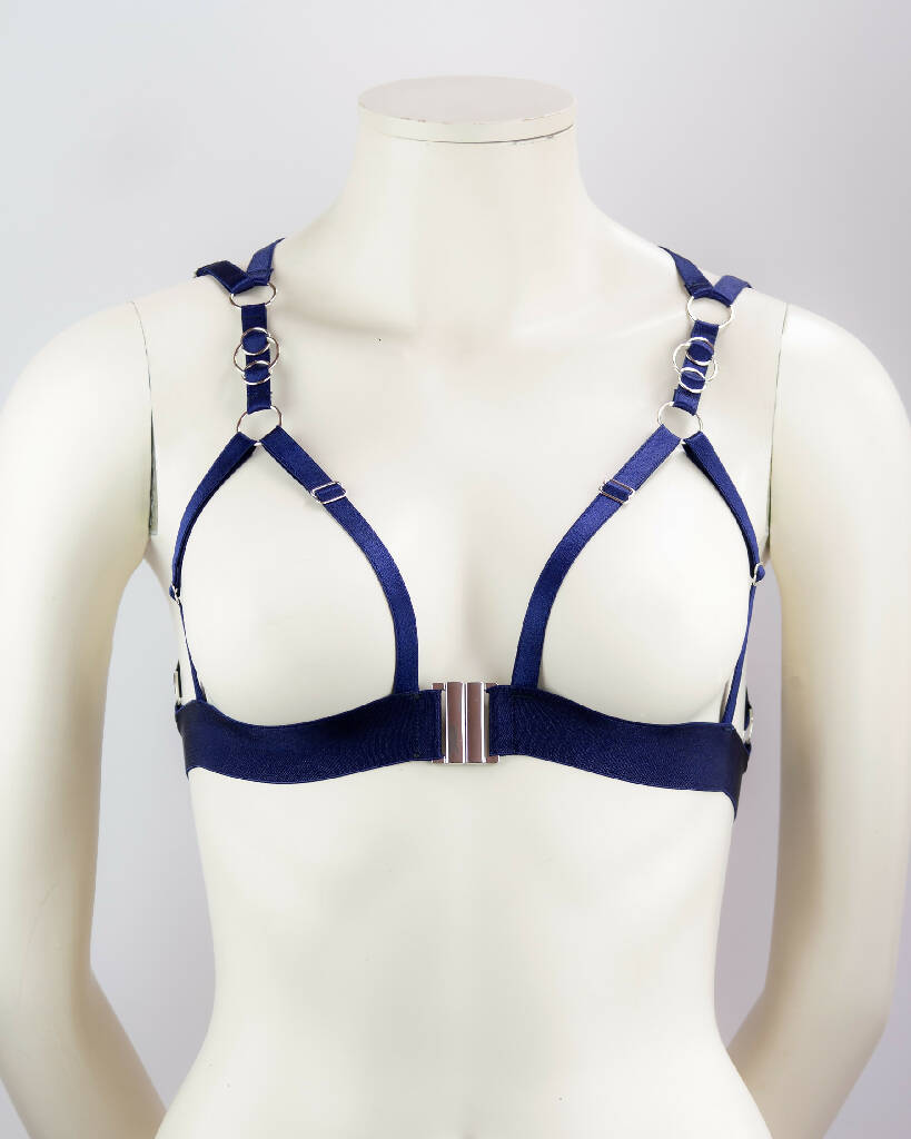 Cage bralette, soft strappy cage harness top, multiple colors – Charmskool  Shop
