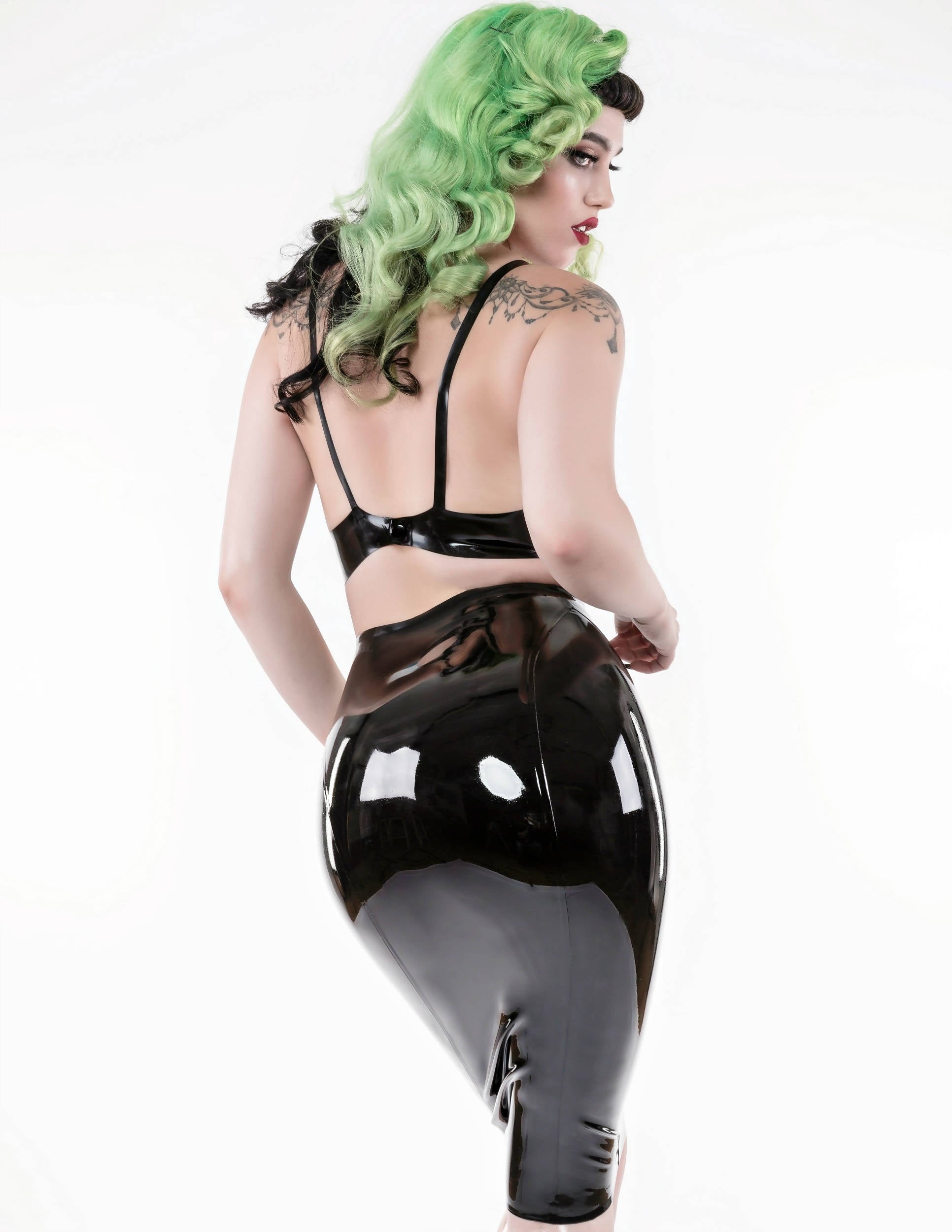 Amentium Back to Basics Pencil Skirt Back