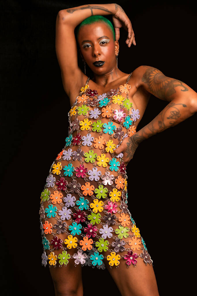 Custom Flower Link Dress