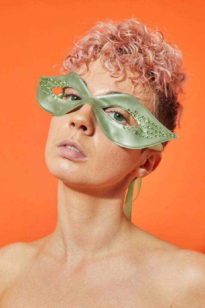 MASQUERADE LATEX EYE MASK ( PICK YOUR COLOUR )