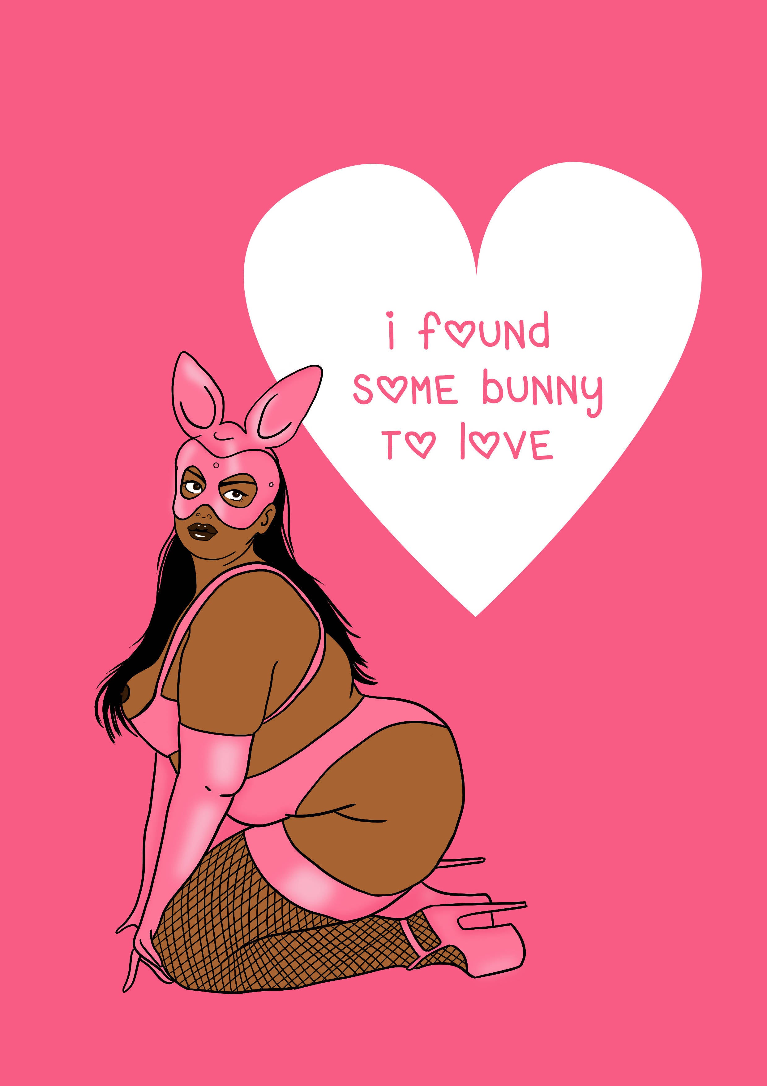 Bunny Greetings Card