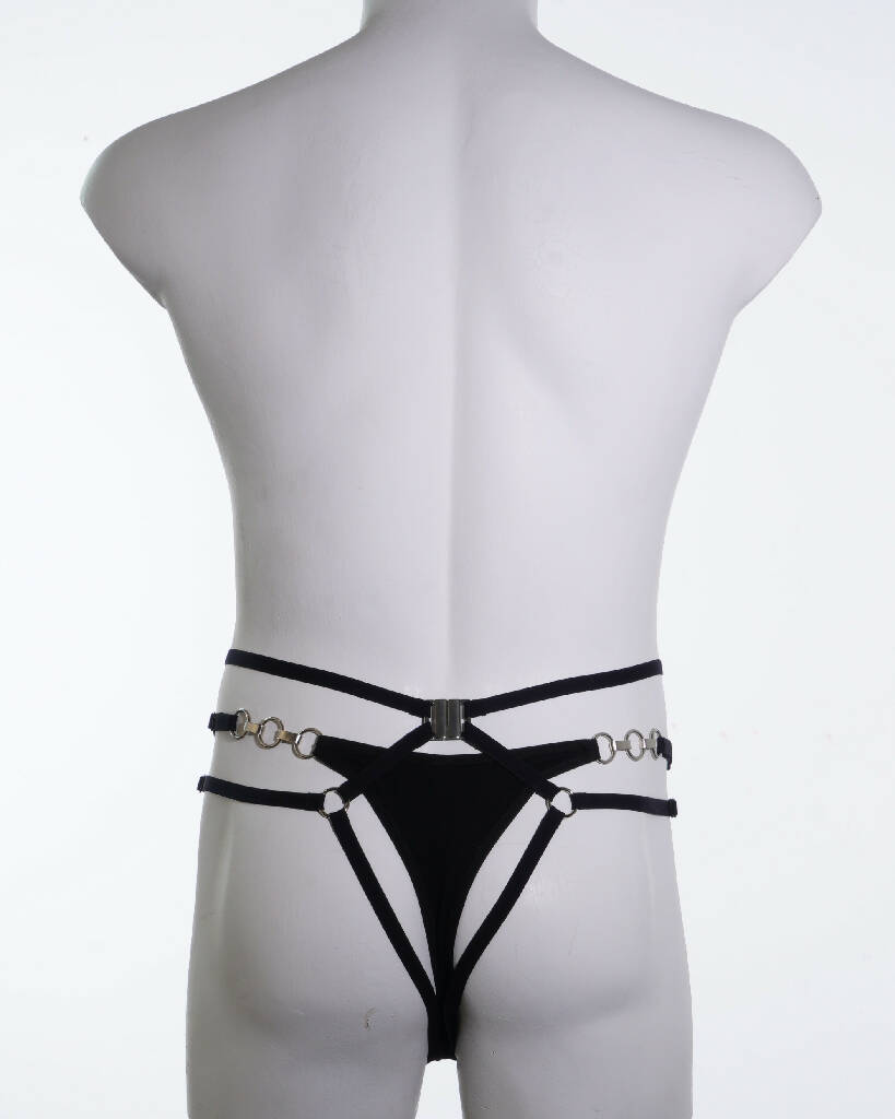 NESSUS - Side Release Chain Thong, With-room