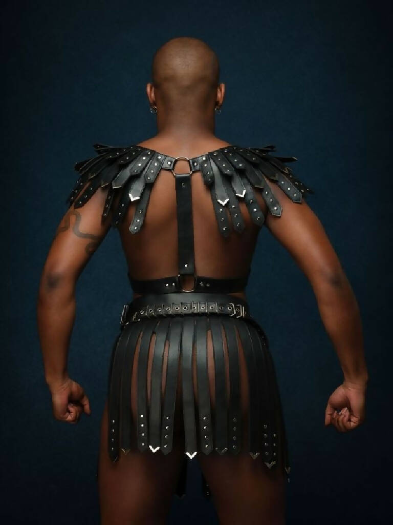 Unisex Vegan Feather Epaulettes