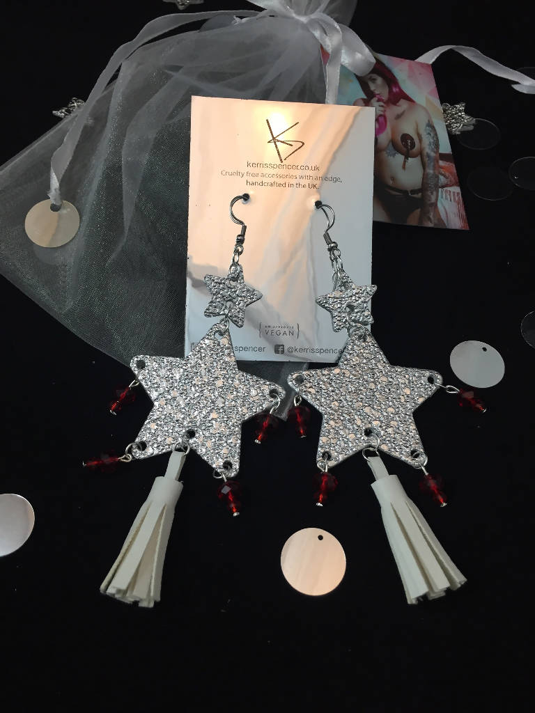 Double Star Earrings